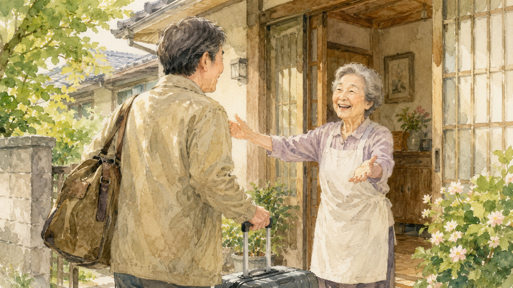 帰省と仕事を、無理なく両立する